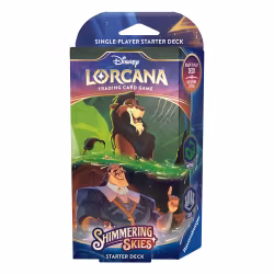 Disney Lorcana TCG Shimmering Skies Starter Decks Emerald/Steel