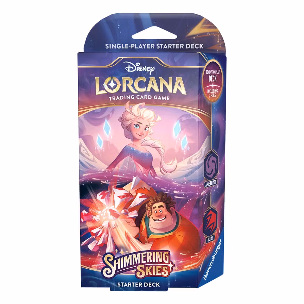 Disney Lorcana TCG Shimmering Skies Starter Decks Amethyst/Ruby