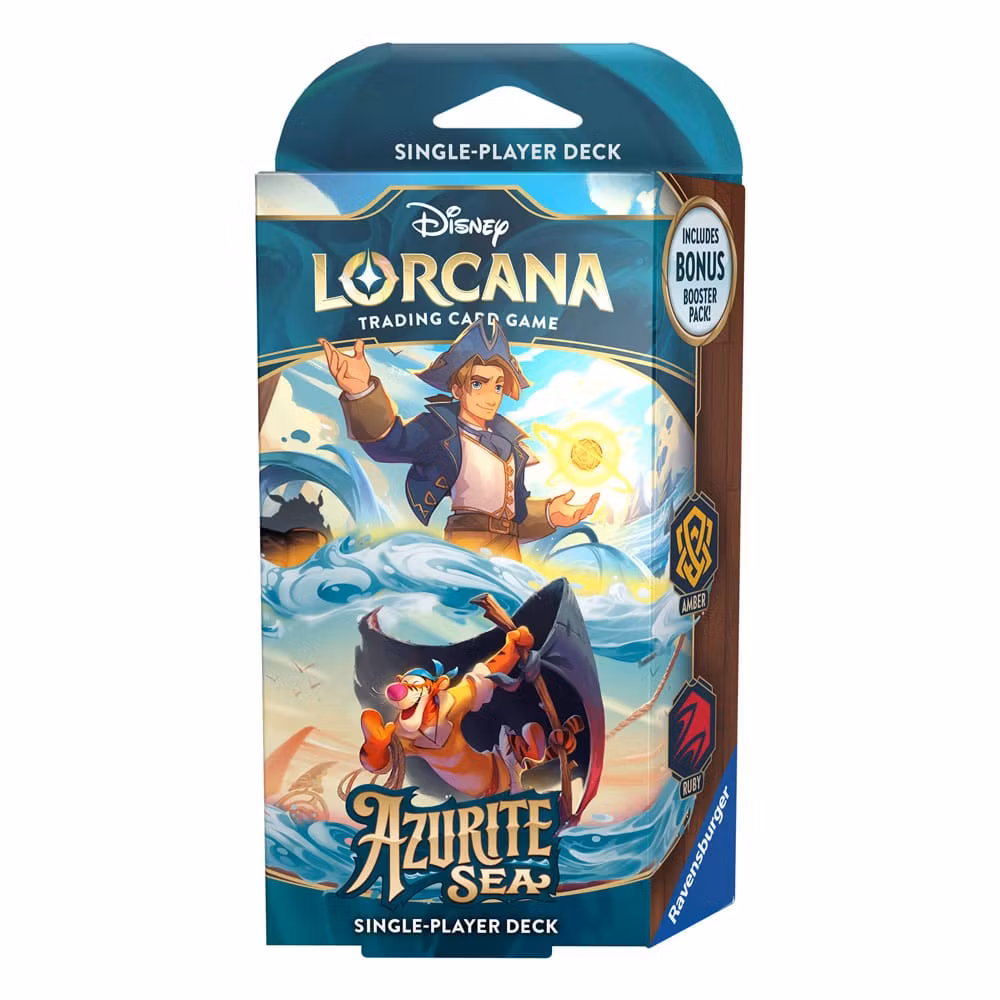 Disney Lorcana TCG Azurite Sea Starter Decks Amber/Ruby