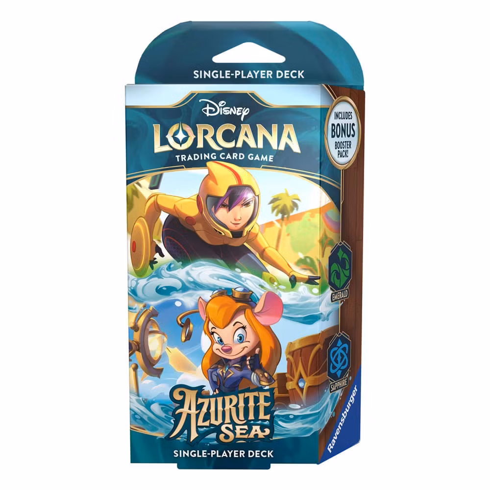 Disney Lorcana TCG Azurite Sea Starter Decks Emerald/Sapphire