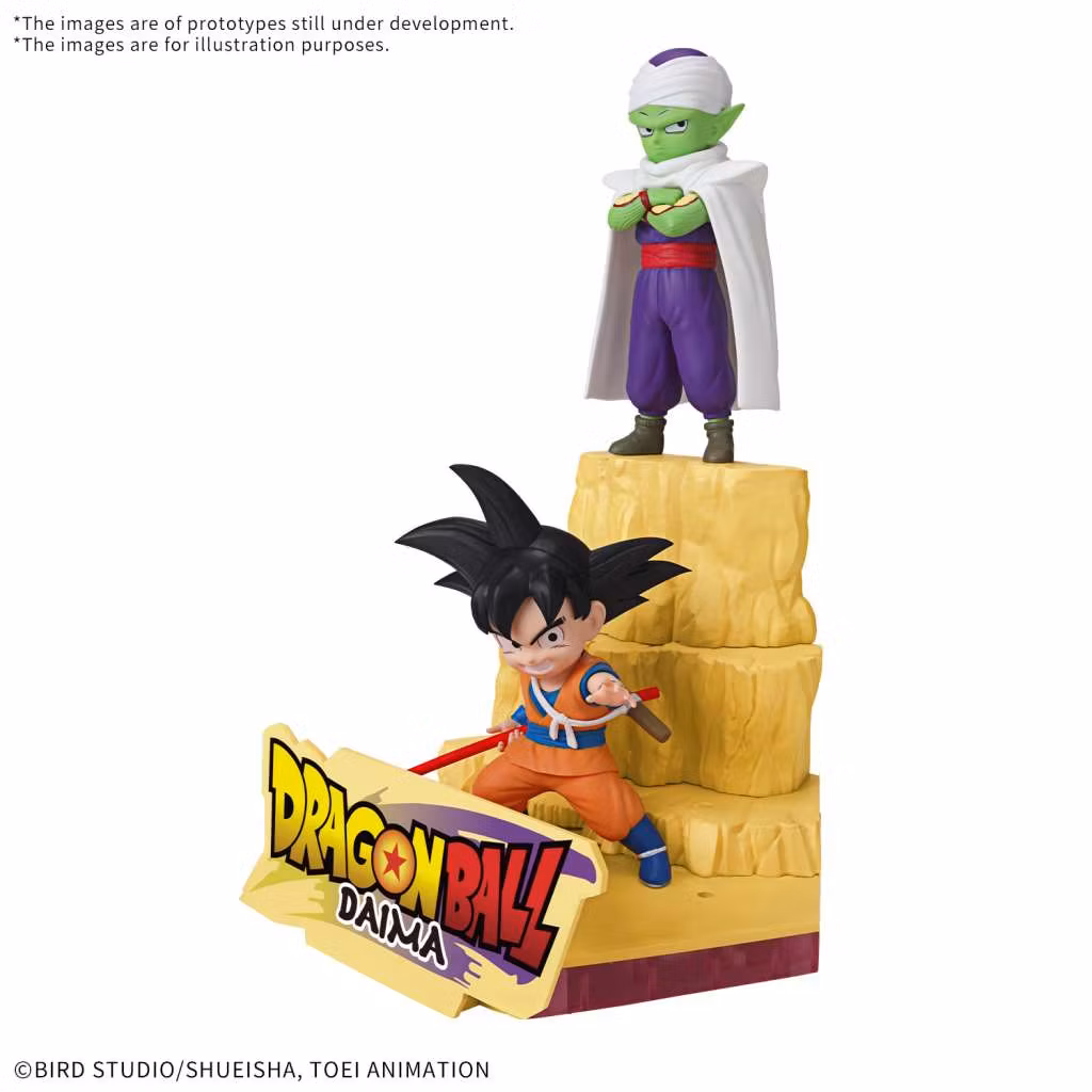Byggesett Dragon ball Daima Son Goku & Piccolo mini