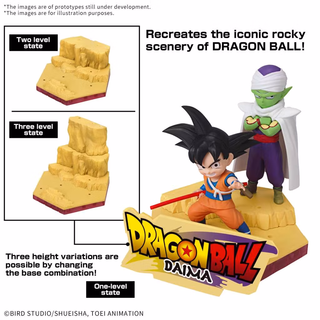 Byggesett Dragon ball Daima Son Goku & Piccolo mini