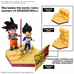 Byggesett Dragon ball Daima Son Goku & Vegeta mini