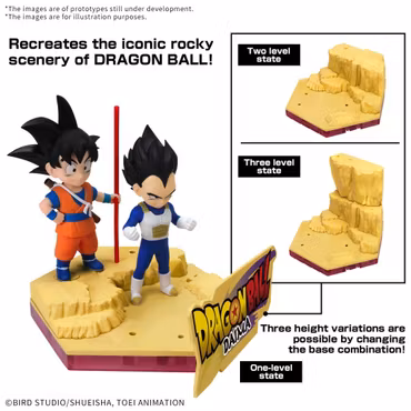 Byggesett Dragon ball Daima Son Goku & Vegeta mini