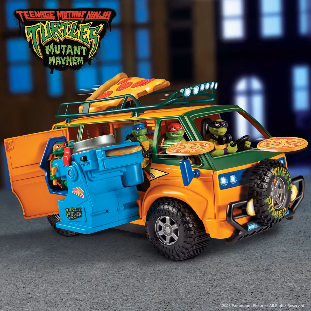 Turtles Mutant Mayhem Pizza Delivery Van