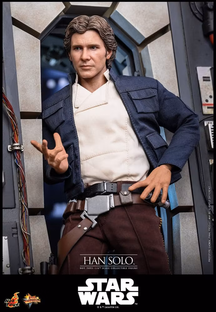 Star Wars Episode V Movie Masterpiece Action Figure 1/6 Han Solo 31 cm (Totalpris 4.795,-)
