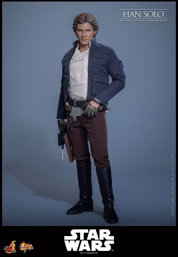 Star Wars Episode V Movie Masterpiece Action Figure 1/6 Han Solo 31 cm (Totalpris 4.795,-)