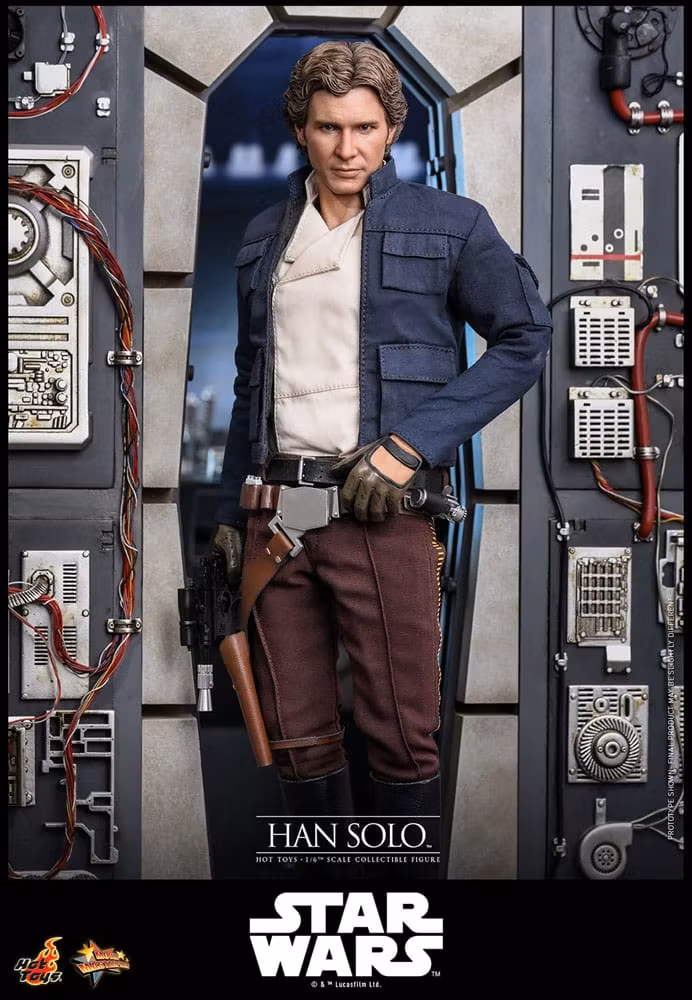 Star Wars Episode V Movie Masterpiece Action Figure 1/6 Han Solo 31 cm (Totalpris 4.795,-)