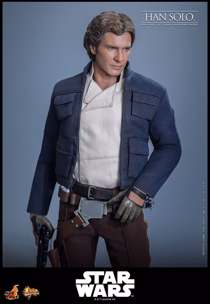 Star Wars Episode V Movie Masterpiece Action Figure 1/6 Han Solo 31 cm (Totalpris 4.795,-)