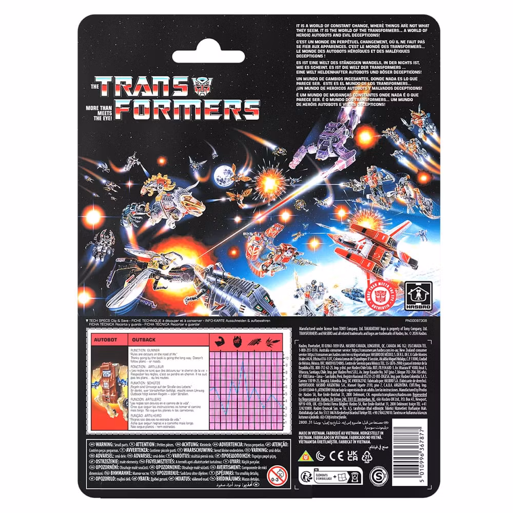 The Transformers Retro G1 Action Figure Autobot Outback 13 cm (Totalpris 379,-)