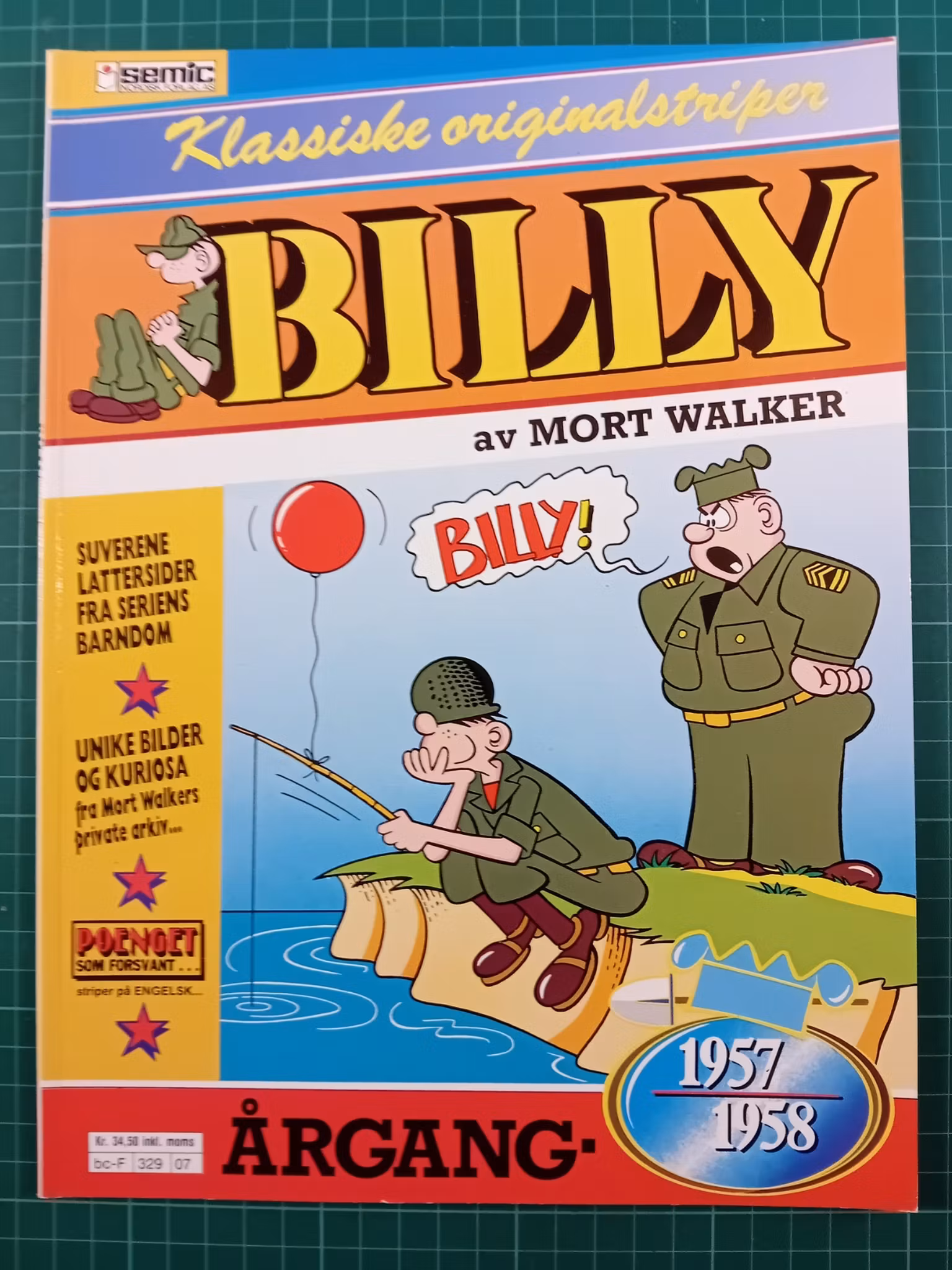 Billy : Klassiske originalstriper 1957/58
