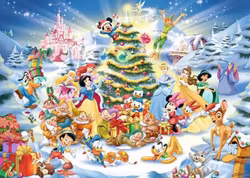 Puslespill Disney's Jul (1000 Biter)