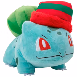 Pokémon Plush Figure Winter Bulbasaur med nisselue 20 cm