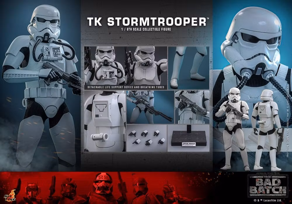 Star Wars: The Bad Batch Action Figure 1/6 TK Stormtrooper 30 cm (Totalpris 3.495,-)
