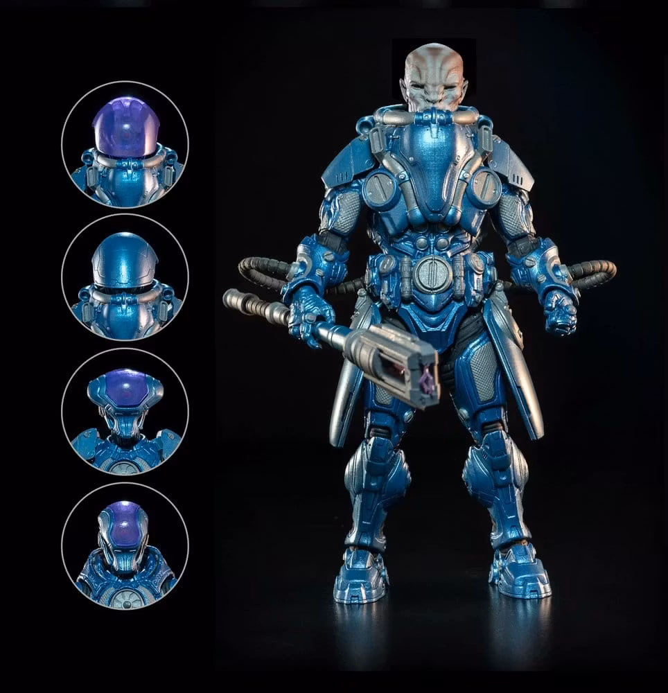 Cosmic Legions Actionfigur T.U.5.C.C. Slygor/Gravekeeper Deluxe (totalpris 949,-)