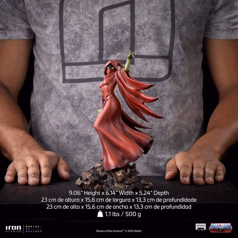 Masters of the Universe Art Scale Statue 1/10 Shadow Weaver 23 cm (totalpris 3.295,-)