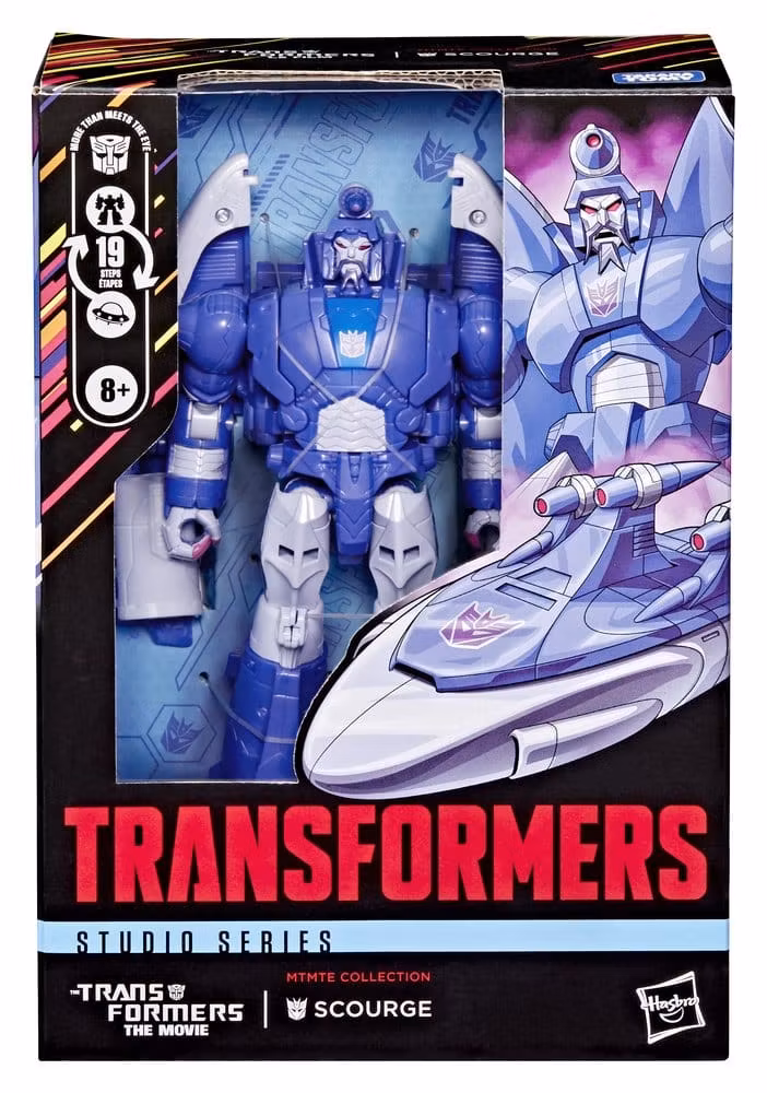 The Transformers: The Movie Studio Series Voyager Class Action Figure MTMTE Collection: Scourge 17 cm (Totalpris 539,-)