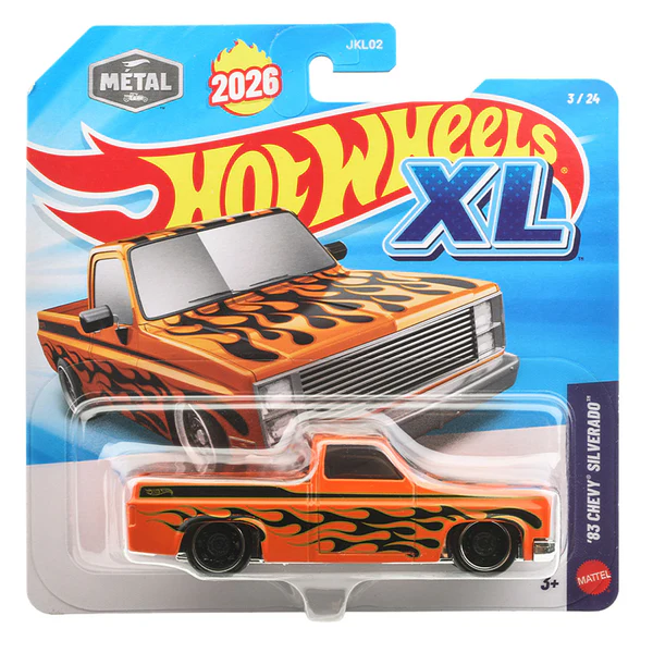 Hot Wheels XL 1:43 Skala Chevy Silverado 1983