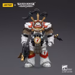 Warhammer 40,000 Action Figure White Scars Legion Praetor in Cataphractii Terminator Armour with Cyber Hawk Chogorian sword and combi-melta 14 cm (Totalpris 798,-)