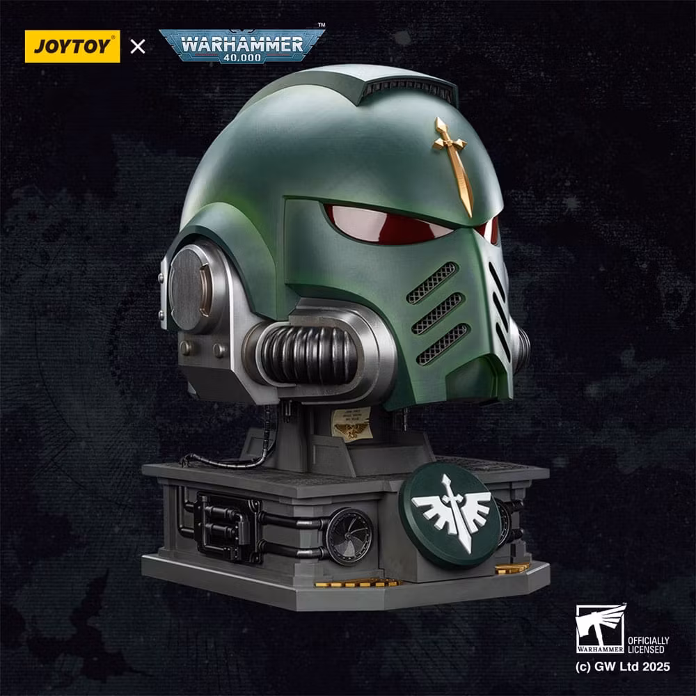 Warhammer 40,000: Dark Angels Cosplay MkX Helmet & Display Stand 44 cm (Totalpris 2495,-)