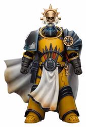 Warhammer Imperial Fists Action Figure Librarian Consulwith Force Axe and Bolt Pistol 12 cm (Totalpris 798,-)