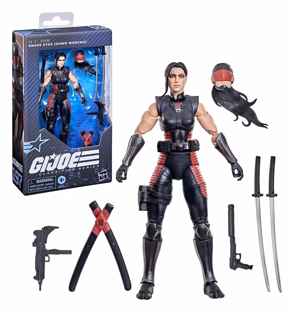 G.I. Joe Classified Series Action Figure Snake Eyes (Dawn Moreno) 15 cm (Totalpris 369,-)