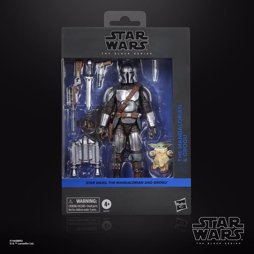 Star Wars: The Mandalorian & Grogu Black Series Action Figure The Mandalorian & Grogu 15 cm (Totalpris 498,-)