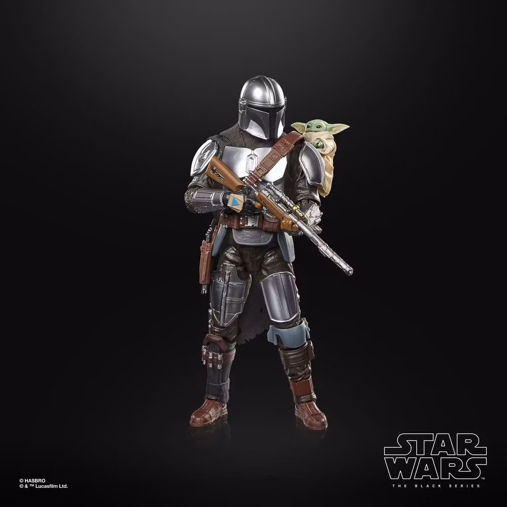 Star Wars: The Mandalorian & Grogu Black Series Action Figure The Mandalorian & Grogu 15 cm (Totalpris 498,-)