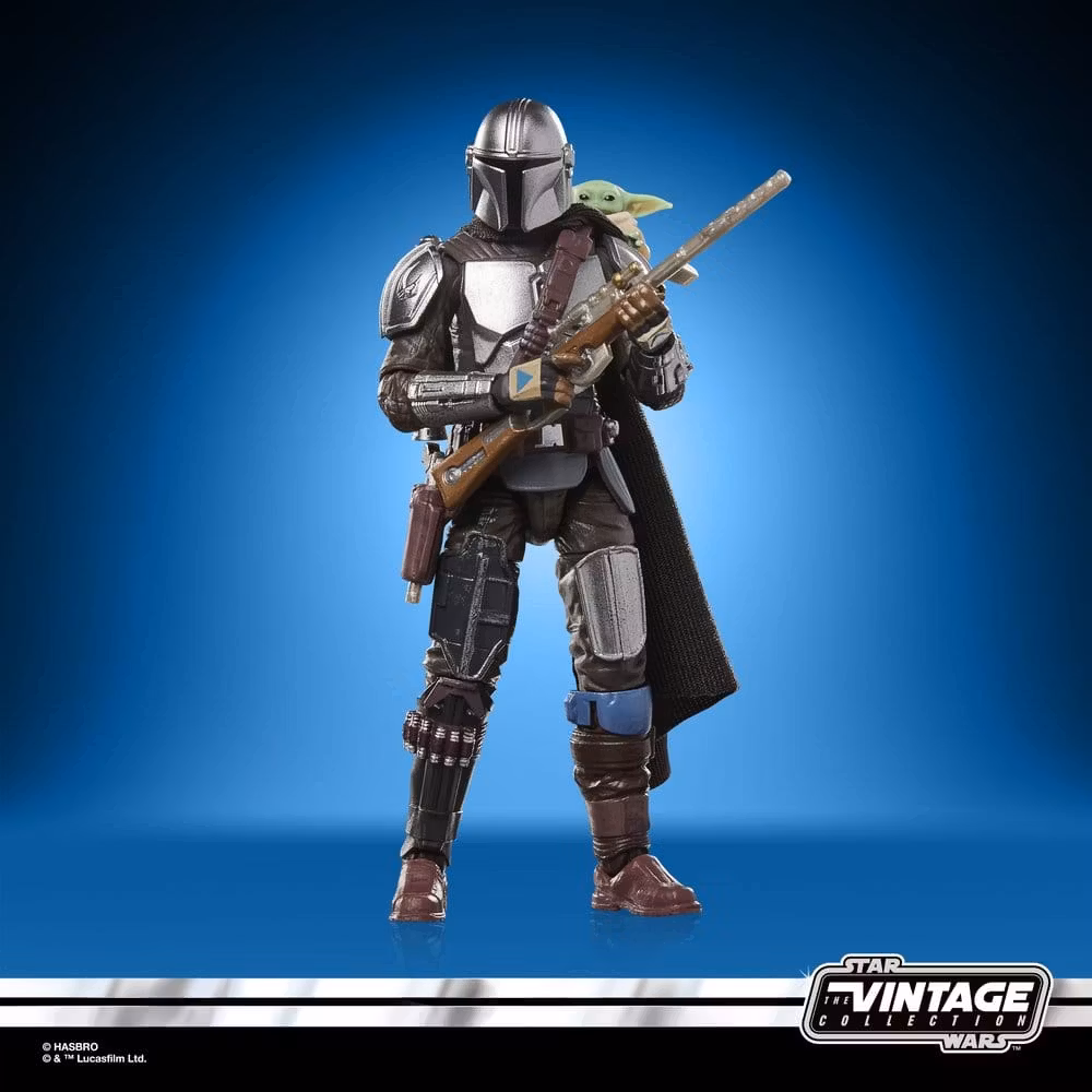 Star Wars: The Mandalorian & Grogu Vintage Collection Action Figure The Mandalorian & Grogu 10 cm (Totalpris 379,-)
