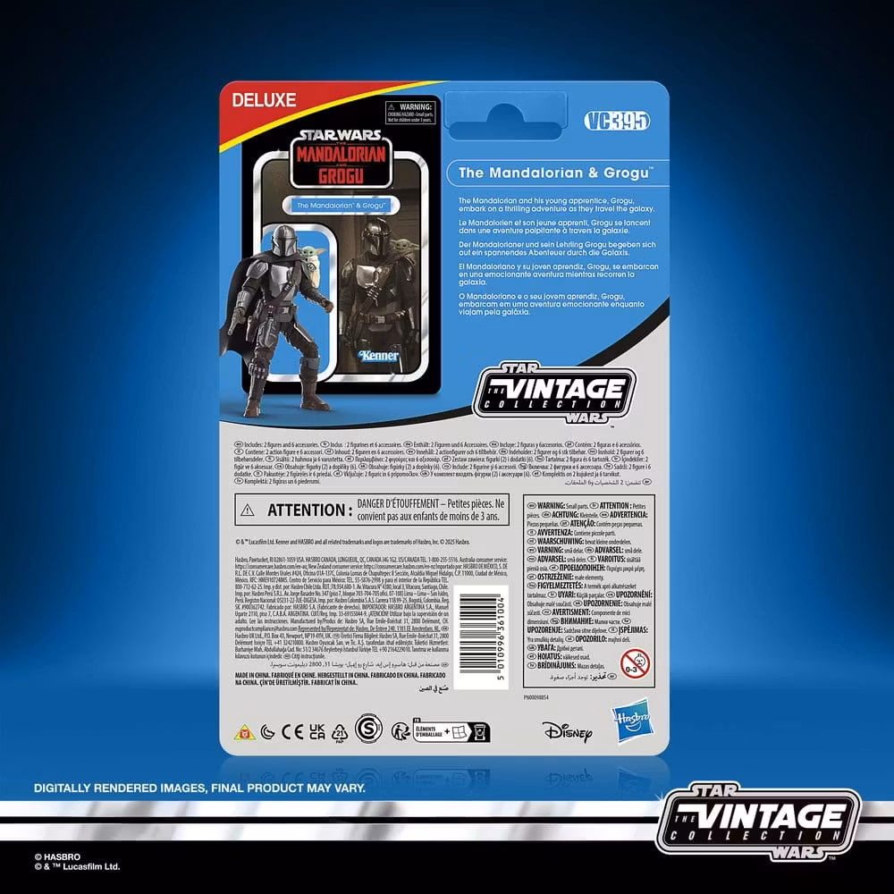 Star Wars: The Mandalorian & Grogu Vintage Collection Action Figure The Mandalorian & Grogu 10 cm (Totalpris 379,-)