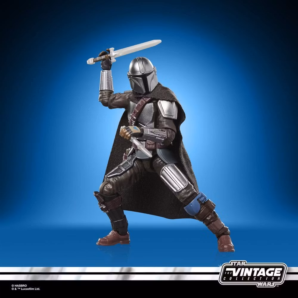 Star Wars: The Mandalorian & Grogu Vintage Collection Action Figure The Mandalorian & Grogu 10 cm (Totalpris 379,-)