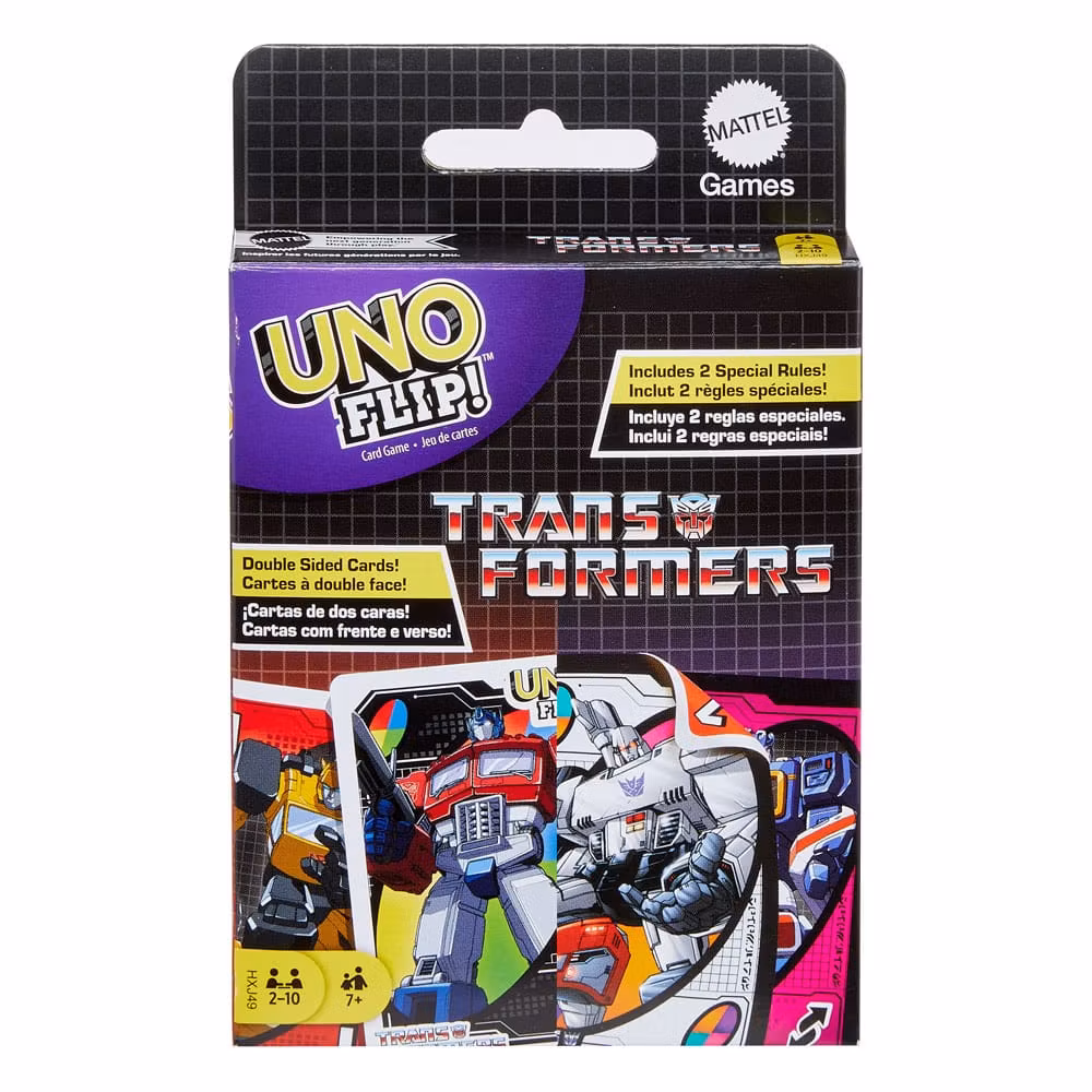 Transformers UNO Flip! Card Game (Totalpris 189,-)