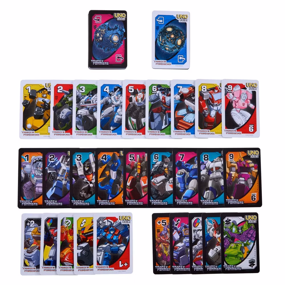 Transformers UNO Flip! Card Game (Totalpris 189,-)
