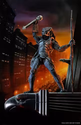 Predator 2 Action Figure City Hunter Poster Series 18 cm (Totalpris 749,-)