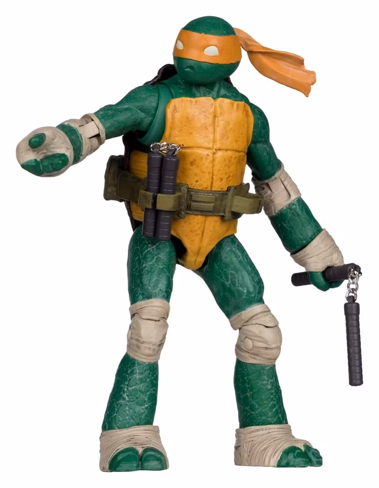 Teenage Mutant Ninja Turtles Page Punchers Action Figure Michelangelo 13 cm m/tegneseriehefte