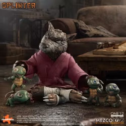 Teenage Mutant Ninja Turtles One:12 Collective Action Figure 1/12 Splinter 17 cm (Totalpris 1995,-)