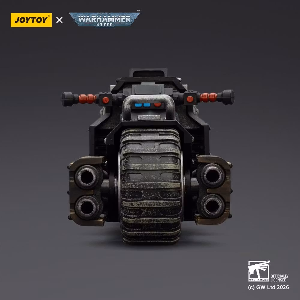 Warhammer 40,000 Raider-pattern Combat Bike Raven Guard with twin-linked bolt rifles 22 cm (Totalpris 459,-)