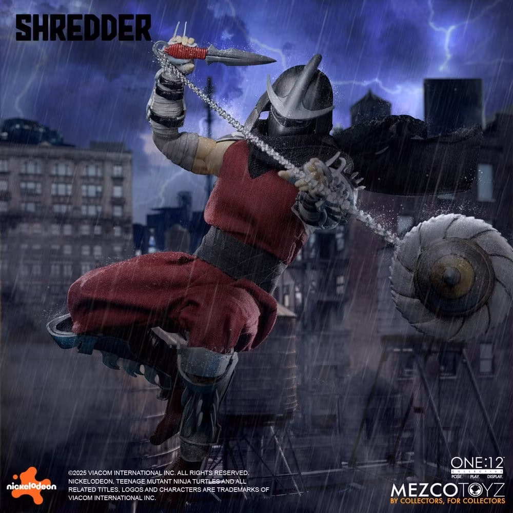 Teenage Mutant Ninja Turtles Figure 1/12 Shredder 17 cm (Totalpris 1.995,-)