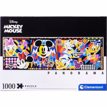 Puslespill Mikke Mus med venner Panorama (1000 biter)