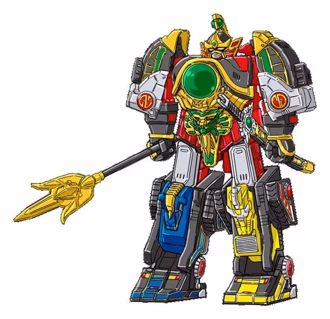 Mighty Morphin Power Rangers Thunder Megazord with Mega Power Sword Action Figure 28 cm (Totalpris 639,-)