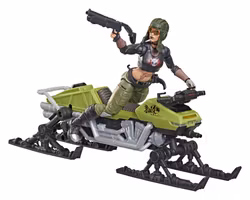 G.I. Joe Classified Series Action Figure and Vehicle Set #194 Zanya and Dreadnok Chameleon (Swamp Skier) 15 cm (Totalpris 819,-)