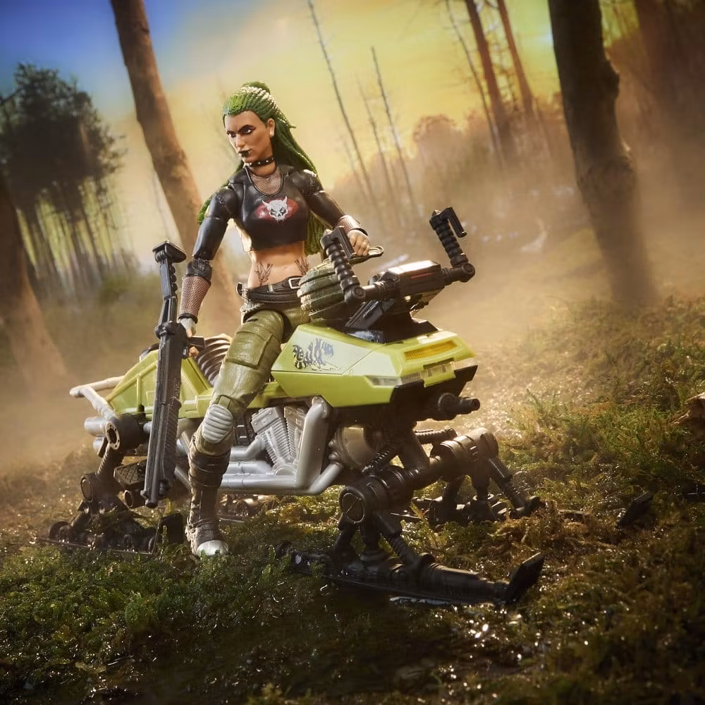 G.I. Joe Classified Series Action Figure and Vehicle Set #194 Zanya and Dreadnok Chameleon (Swamp Skier) 15 cm (Totalpris 819,-)