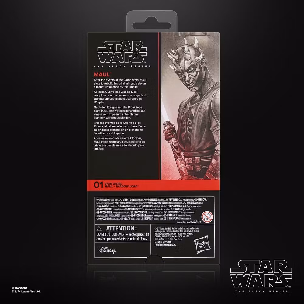 Star Wars: Maul - Shadow Lord Black Series Action Figure Maul 15 cm (Totalpris 379,-)