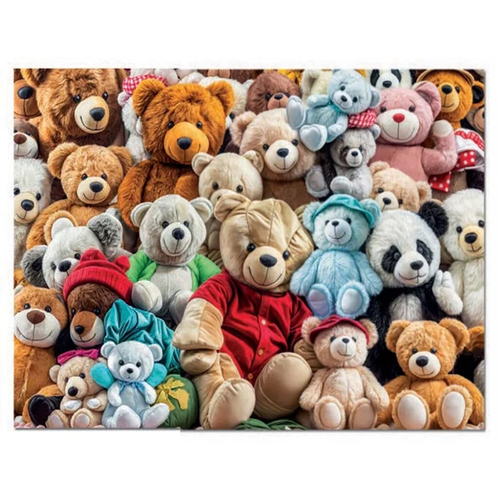 Puslespill Teddy Bears (500 biter)