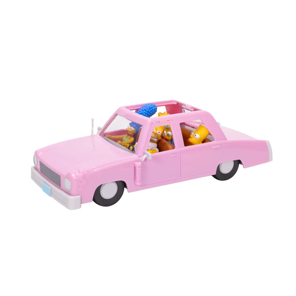 The Simpsons 6 cm Familie sedan m/angry Homer