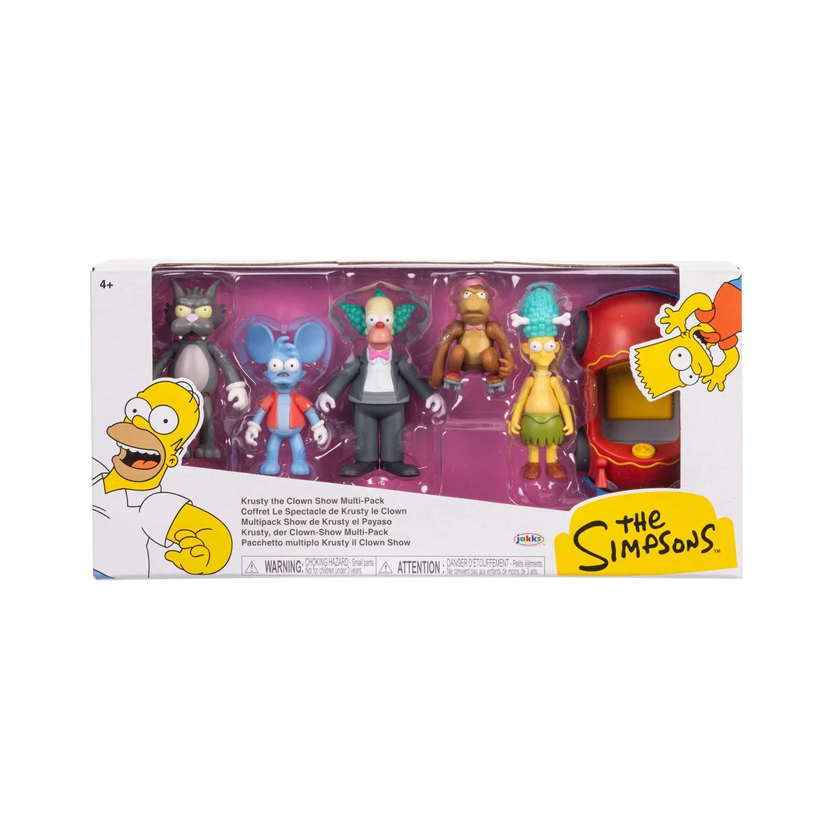 The Simpsons 6 cm Krusty the Clown show Multi-pack