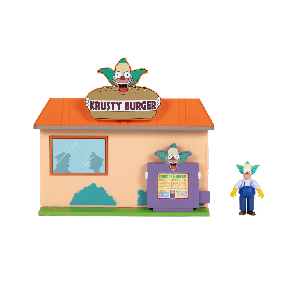 The Simpsons 6 cm Krusty Burger Diorama Playset
