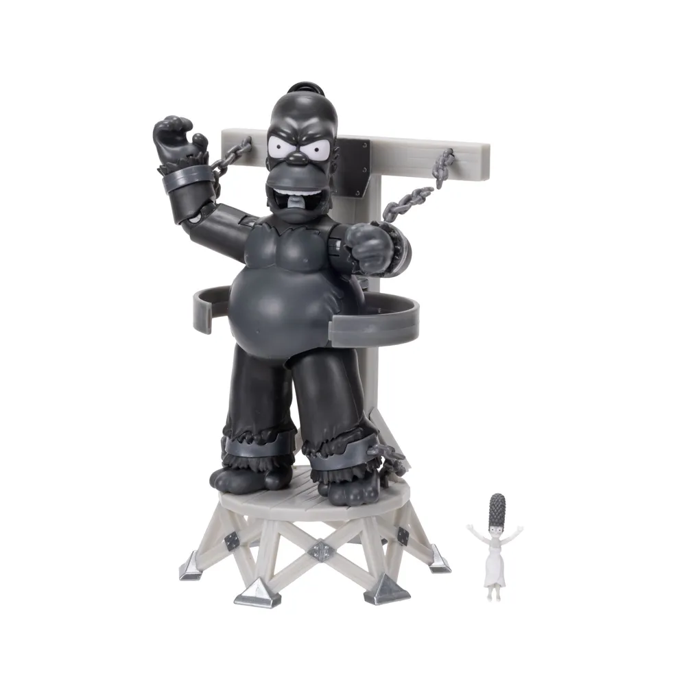 The Simpsons 12 cm King Homer (Treehouse of horror) Premium figure