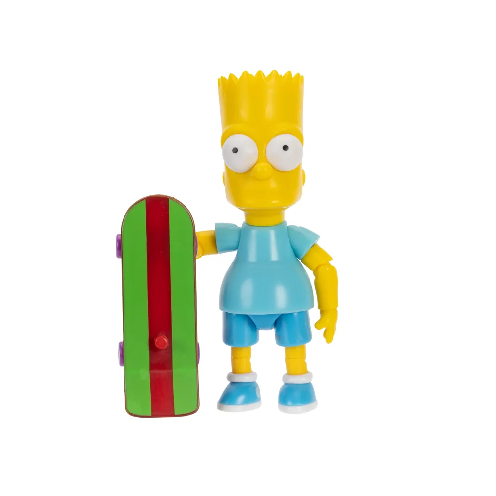 The Simpsons 12 cm Bart med skateboard