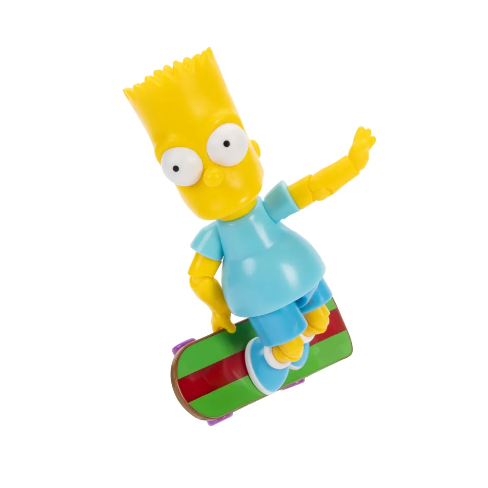 The Simpsons 12 cm Bart med skateboard